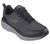 Skechers Mens Black and Charcoal Relaxed Fit: D'Lux Walker 2.0 Steadyway Shoe
