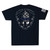 Howitzer Men's Black Matthew Flag Shield Graphic Short Sleeve Shirt