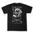 Howitzer Men's Black Patriot Dripping Skull Graphic Short Sleeve Shirt