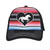 Cowgirl Hardware Kids Black with Pink & Blue Serape Heart Horse Adjustable Cap