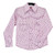 Cowgirl Hardware Girl's Fuchsia & White Tonal Paisley Long Sleeve Western Snap Shirt