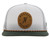 Hooey Mens White with Leather Spur Hat