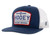 Hooey Mens Trip Navy and White and Red Patch Hat