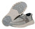 Hey Dude Men's Wally Sirocco Dual Knit Light Grey Slip On Shoes