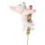 The Petting Zoo Lollyplush Dog with Rainbow Lollipop - Assorted 1 Piece