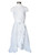 Keren Hart Womens White Ruffle Sleeveless Dress