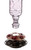 More Birds Jewel Glass Amethyst Hummingbird Feeder 20oz