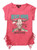 Rock & Roll Denim Girl's Hot Pink Desert Rodeo Fringed Short Sleeve T-Shirt