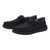 Hey Dude Boy's Wally Youth Stretch Canvas Black Slip On Casual Shoes
