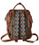 Wrangler Allover Wrangler Aztec Printed Callie Dark Brown Backpack