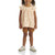 Carhartt Toddler Girls Two-Piece Short Sleeve Printed Shirt & Canvas Shorts Set Carhartt Brown
