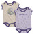 Carhartt Infant Girls Orchid Petal Two-Piece Short Sleeve "Seed Packet" Print Bodysuit Set