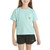 Carhartt Girls Gulf Blue Short Sleeve Camping Pocket T-Shirt