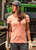 Noble Outfitters Womens V-Neck Tug Free Short Sleeve Tee