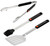 Craftworx Deluxe 3-Piece Tool Set - Spatula, Tongs & Basting Brush