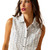 Ariat Women's Mama's Floral Stripe Sleeveless Billie Jean Button Up Shirt