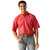 Ariat Men's Beacon Red Classic Casual Series Decker Short Sleeve Button Up Shirt
