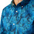 Ariat Men's Wrinkle Free Kylo Blue Casual Series Short Sleeve Button Up Shirt