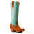 Ariat Women's Ambrose Penny Suede/Turquoise J Toe Western Boots