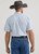 Wrangler Mens George Strait Light Blue Short Sleeve Shirt