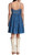 Wrangler Womens Denim Strappy Tiered Blue Dress