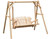 Livingscape 2-Person Swinging Log Bench