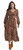 Wrangler Womens Burgundy Button Front Maxi Dress