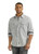 Wrangler Mens Grey Retro Modern Fit Long Sleeve Shirt