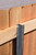 UniPost 8 ft. Galvanized Steel Fence Post - 1-3/4in. X 3-5/8 in