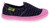 Western Chief Girls Youth Puddle Black/Pink with Polkadots Slip On Play Shoes