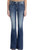 Miss Me Women's Silver Cross Stitch Flare Denim Jeans