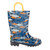 Western Chief Boys Youth Blue/Orange Fish Camo Light Up Rain Boots