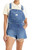 Levi's Women's Vintage Shortall Mend Me Not Denim Overall Shorts