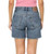 Levi's Women's Sure Time Flies 501 Mid Thigh Denim Shorts