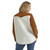 Wrangler Womens White and Brown Sherpa Long Sleeve