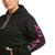 Ariat Women's Black/Purple  Long Sleeve Rebar Graphic Hoodie