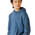 Ariat Boys Poseidon Blue Long Sleeve Logo Hoodie