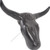 Classic Equine Black Steer Head