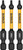 DEWALT FLEXTORQ Square #1 Bits 3Pk, Robertson 1/4 x 2-1/4in for 