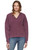 Threadgrit Ladies Ruthie Thermal Knit Long Sleeve Hoodie