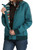 Cinch Women's Long Sleeve Teal and Serape Hooded Jacket