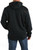 Cinch Men's Black Patriarch High Loft 1/2 Zip Sherpa Backed Fleece Hoodie