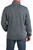Cinch Men's Blue Poly Knit 1/4 Zip Pullover Sweater