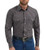 Wrangler Mens Blackwell Plaid Wrinkle Resist Western Snap Long Sleeve Shirt