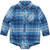 Carhartt Boys Coronet Blue Long Sleeve Bodysuit
