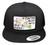 Cactus Alley Hat Black/Black Mesh "Wild Rides" Snapback Hat OS