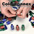 Legacy ColorConnex A73458D 1/4" NPT ColorConnex Type D - Red Coupler & Plug Kit (14 Piece)
