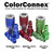 Legacy ColorConnex Plug ARO Type B - 1/4 in. MNPT- Green (2 pack)