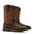 Ariat Men's Dark  Brown Rebar Lift Western VentTEK Waterproof Steel Toe Boots