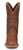 Justin women's Roasted Cognac Brown Halter 11" Western Square Toe Boots